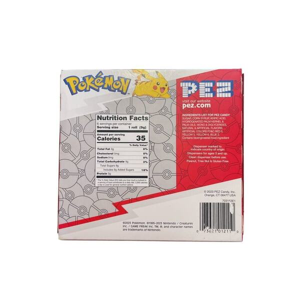 Pokemon Pikachu + Poke Ball 2 Pack Pez Dispenser & Candy Gift Set New Sealed Box - Picture 3 of 4